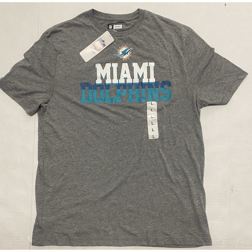 Miami Dolphins Team Apparel T-shirt. NWT. Large